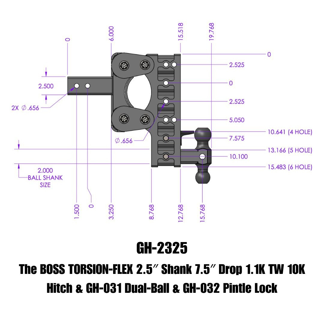 BOSS Drop Hitch (GH-2325)