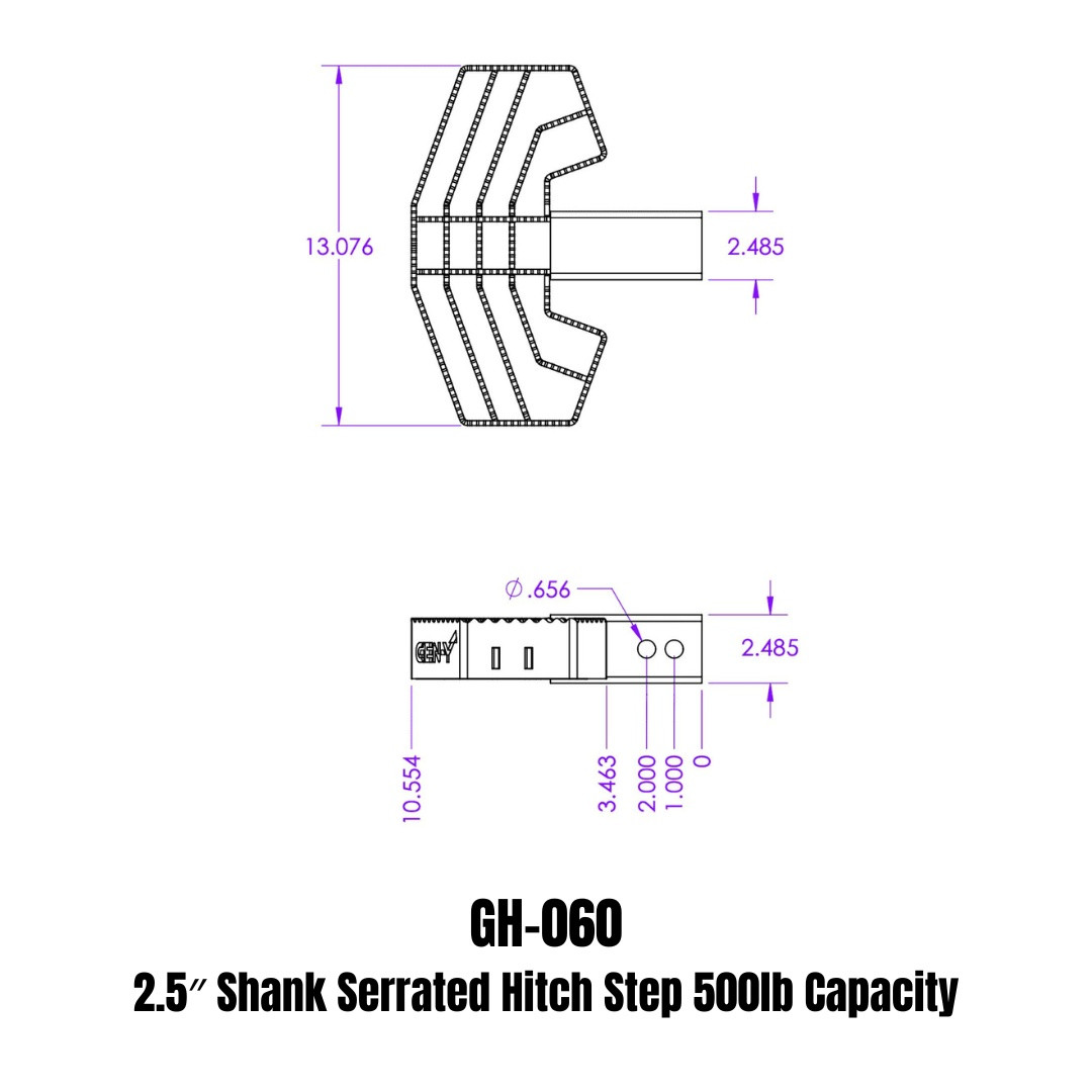 Serrated Hitch Step (GH-060)