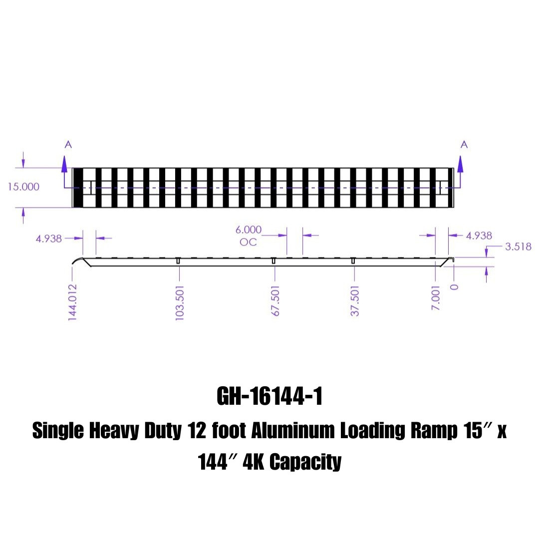 Aluminum Ramp (GH-16144-1)