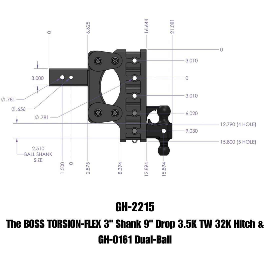 BOSS Drop Hitch (GH-2215)