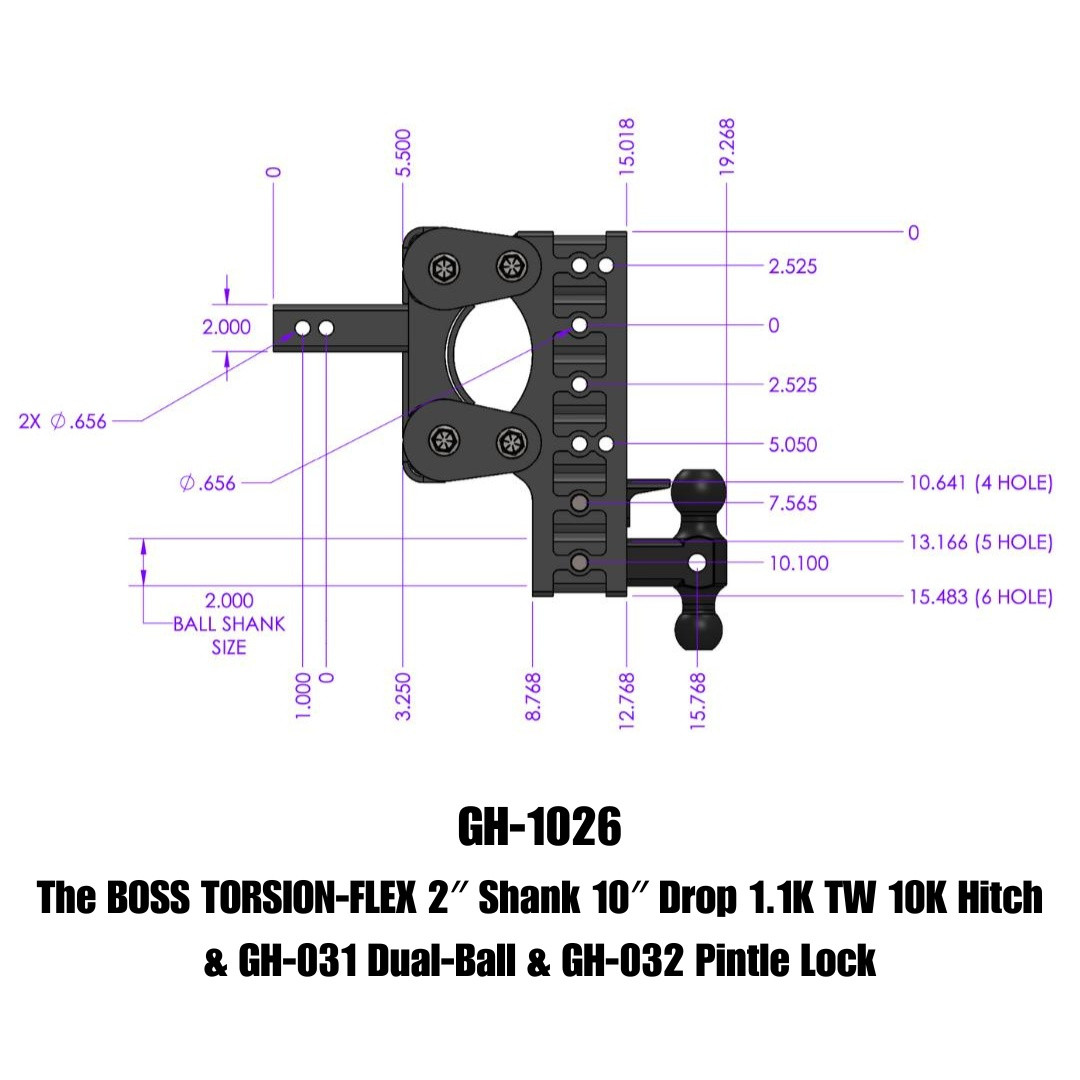 BOSS Drop Hitch (GH-1026)