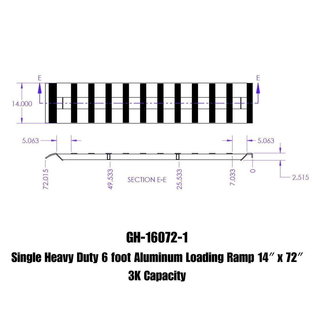 Aluminum Ramp (GH-16072-1)