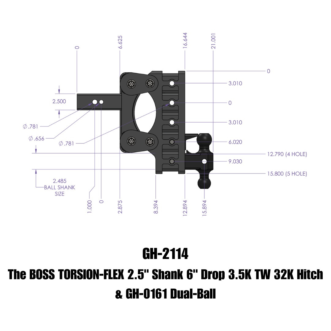 BOSS Drop Hitch (GH-2114)