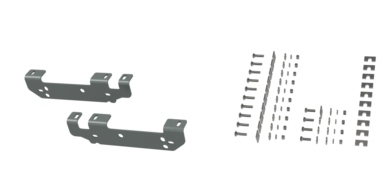 Custom Installation Brackets For Universal Mounting Rails For Some Ford Trucks (RVR2401) — primary image