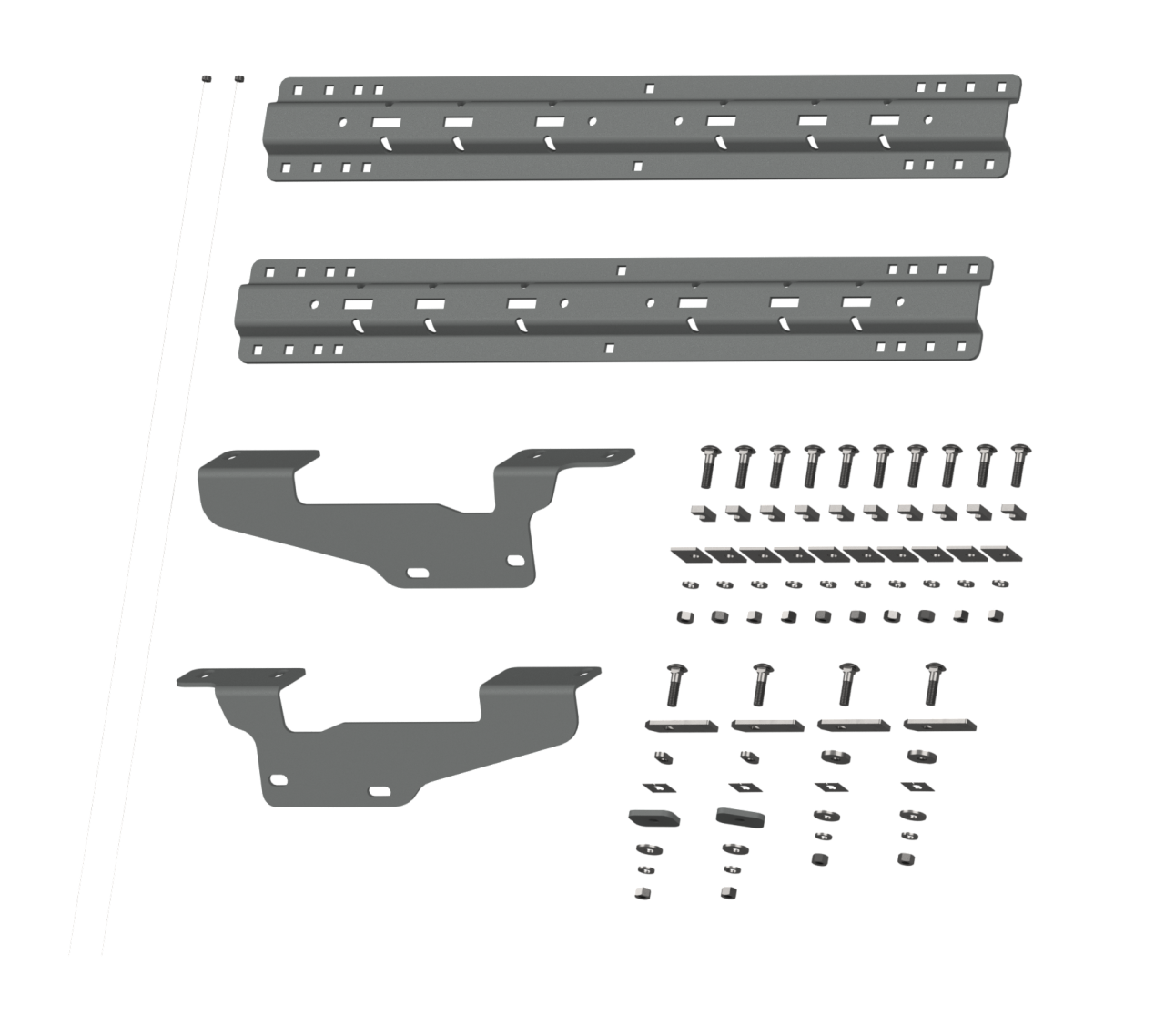 Custom Installation Kit For Universal Mounting Rails For Some Ford Trucks (RVK2405) — primary image