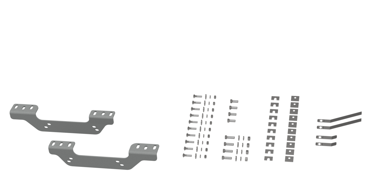 Custom Installation Brackets For Universal Mounting Rails For Some GM Trucks (RVR2506) — primary image