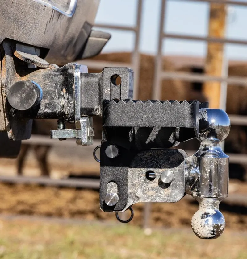 2" Receiver Hitch Silencer — side view