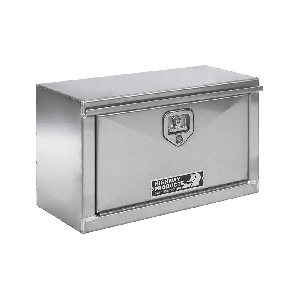 24 X 18 X 18 ALUMINUM SINGLE DROP DOOR UNDERBODY TOOL BOX — primary image
