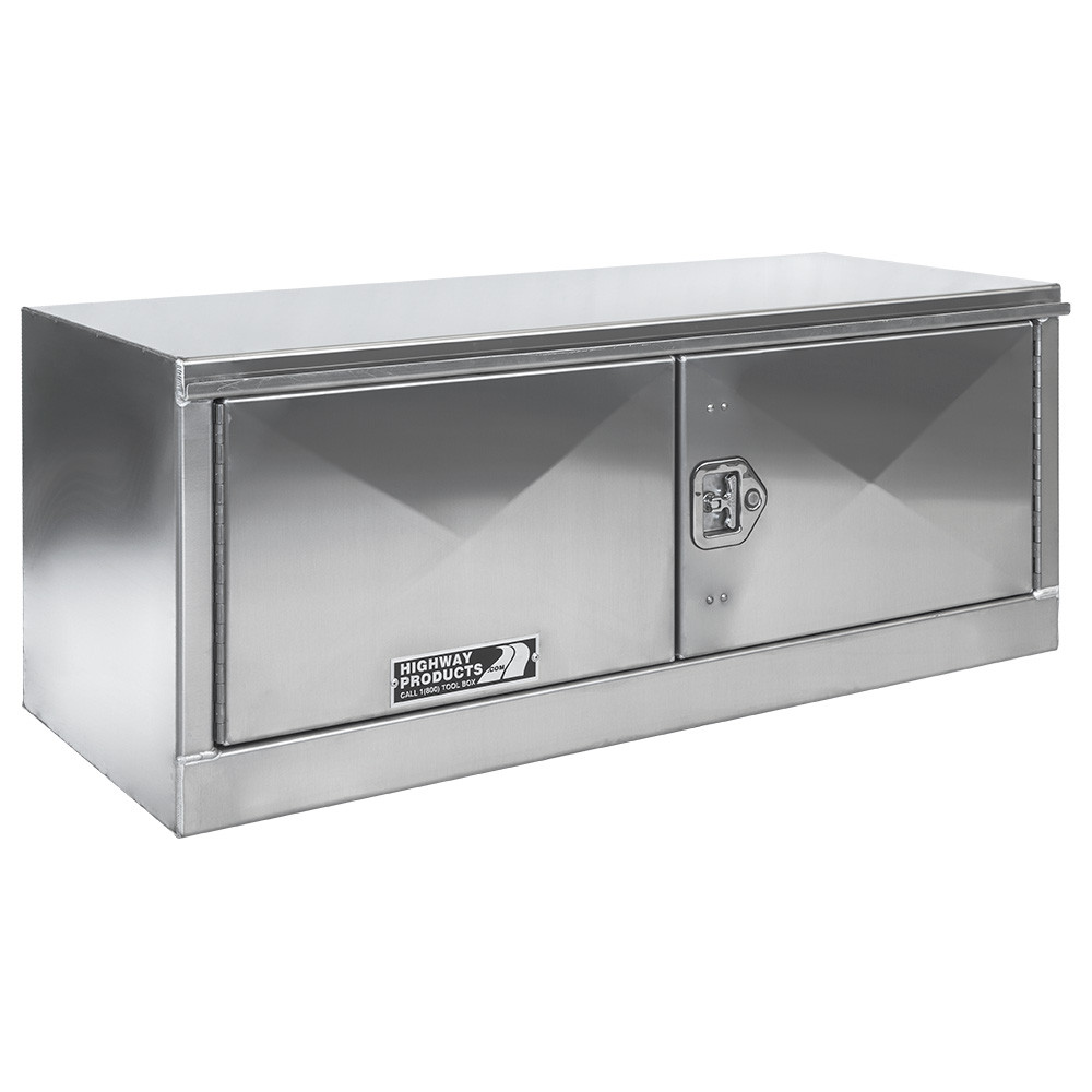 48 X 24 X 24 ALUMINUM DOUBLE DOOR BOX RIGHT HAND OPEN — primary image