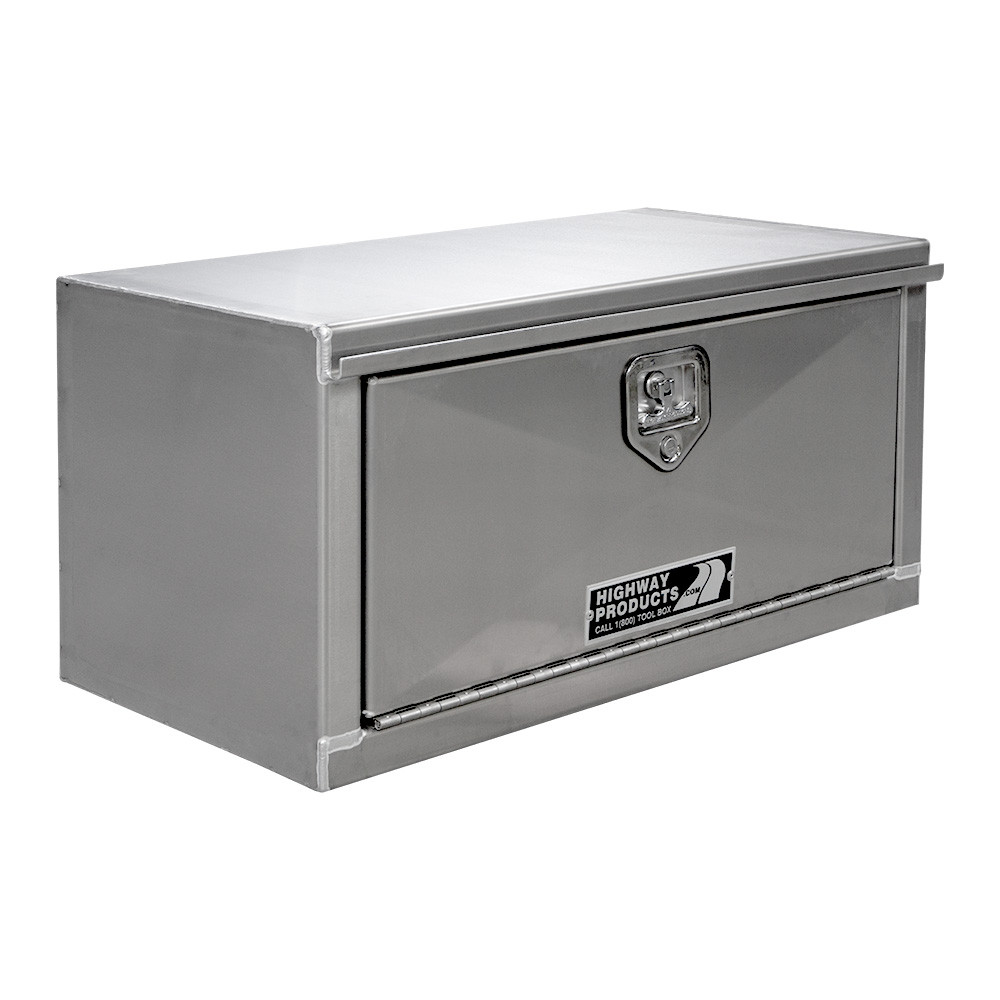 36 X 18 X 18 ALUMINUM SINGLE DROP DOOR UNDERBODY TOOL BOX — primary image