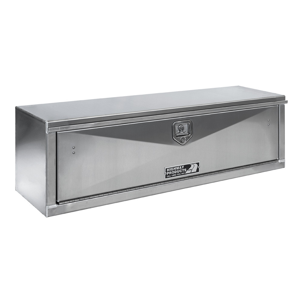 60 X 18 X 18 ALUMINUM SINGLE DROP DOOR UNDERBODY TOOL BOX — primary image