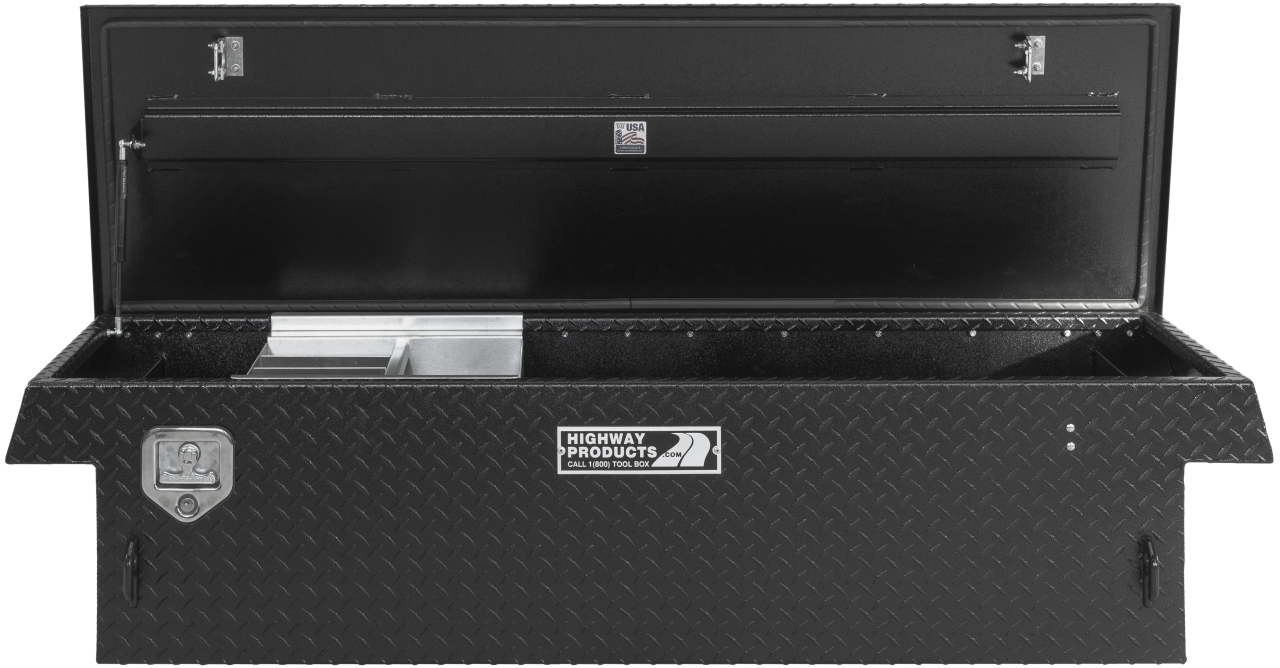 70 X 16 X 23 SINGLE LID TOOL BOX WITH PLATE BASE, PLATE LID