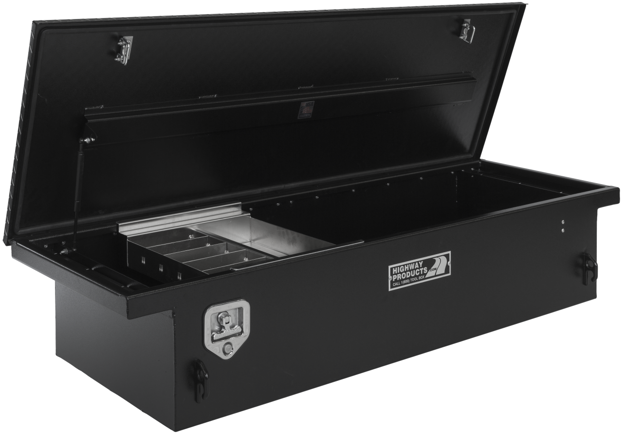 70 X 13.5 X 23 LOW PROFILE TOOL BOX WITH LEOPARD BASE, LEOPARD LID