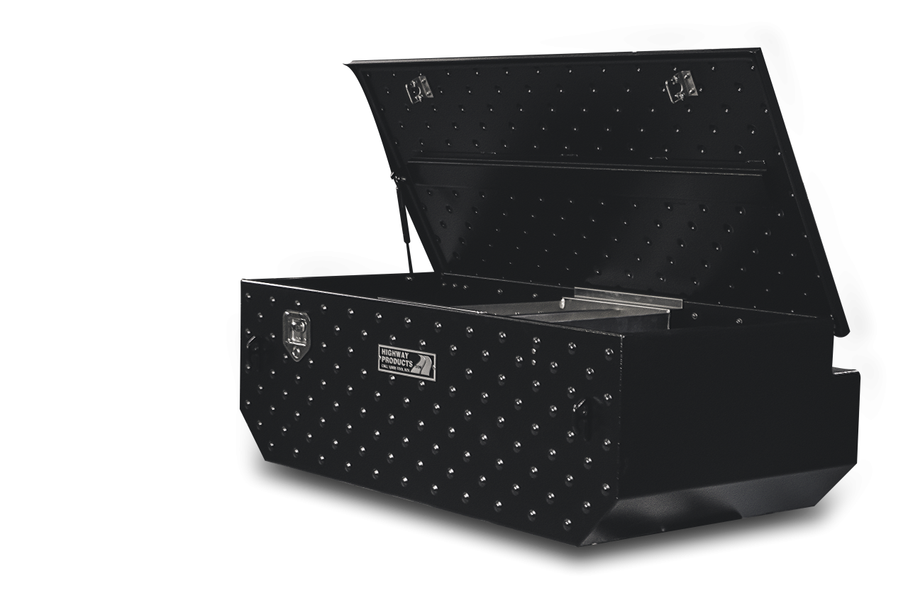 60 X 19.5 X 31 5TH WHEEL TOOL BOX WITH GLADIATOR LID, GLADIATOR BASE