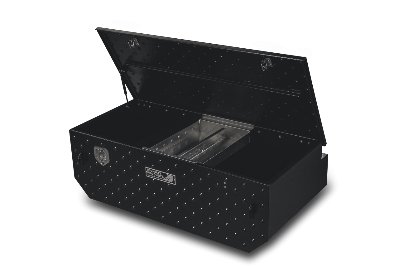 60 X 19.5 X 31 5TH WHEEL TOOL BOX WITH GLADIATOR LID, GLADIATOR BASE