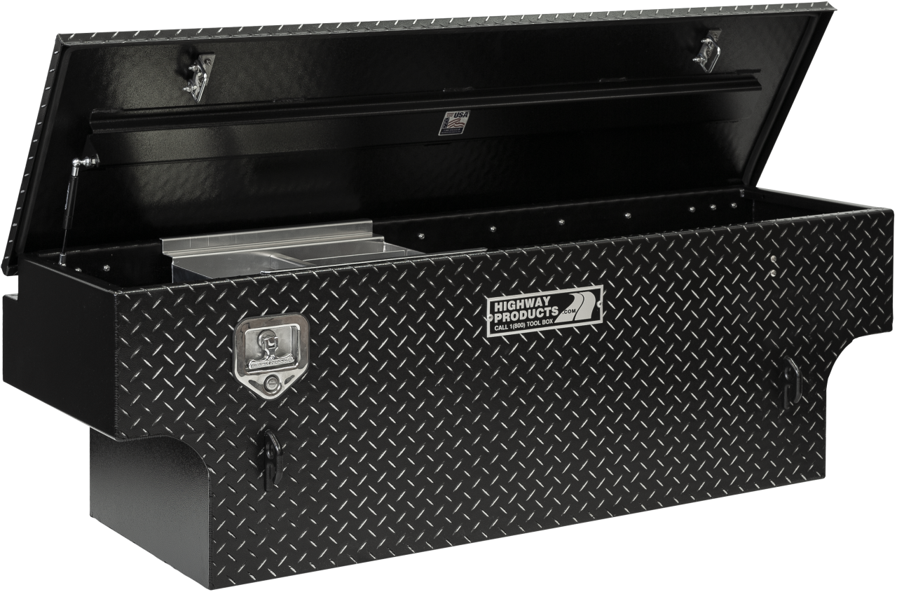 60 X 19.5 X 21 5TH WHEEL TOOL BOX WITH LEOPARD LID, LEOPARD BASE (3022-004-BK62S)