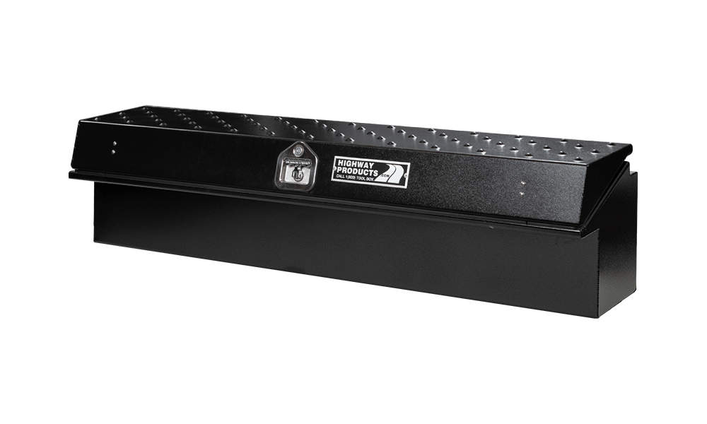 65 X 16 X 16 LOW SIDE TOOL BOX WITH SMOOTH BLACK BASE, GLADIATOR LID — primary image