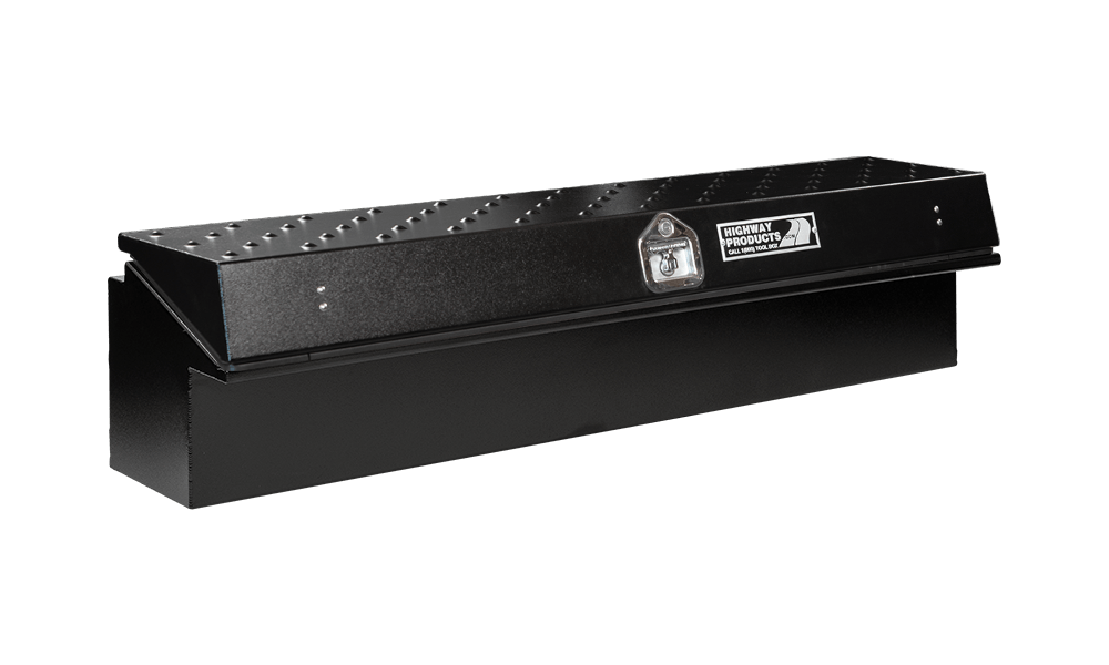 65 X 16 X 16 LOW SIDE TOOL BOX WITH SMOOTH BLACK BASE, GLADIATOR LID