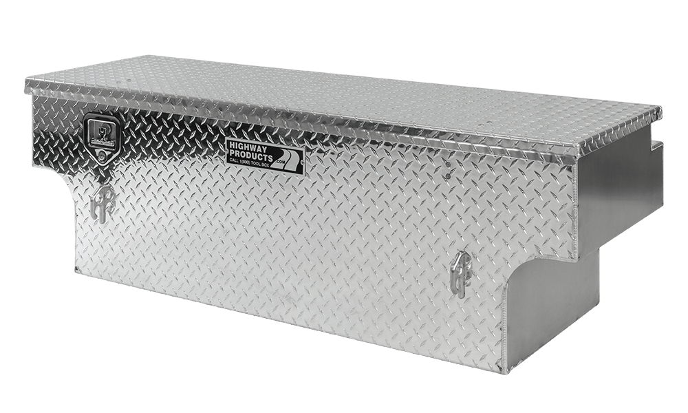 60 X 19.5 X 21 5TH WHEEL TOOL BOX WITH DIAMOND PLATE LID, DIAMOND PLATE BASE (3022-004)