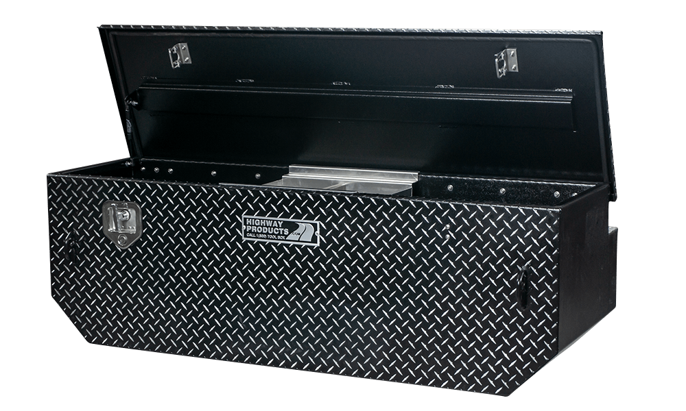 60 X 19.5 X 31 5TH WHEEL TOOL BOX WITH LEOPARD LID, LEOPARD BASE — primary image