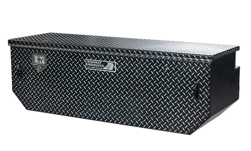 60 X 19.5 X 31 5TH WHEEL TOOL BOX WITH LEOPARD LID, LEOPARD BASE