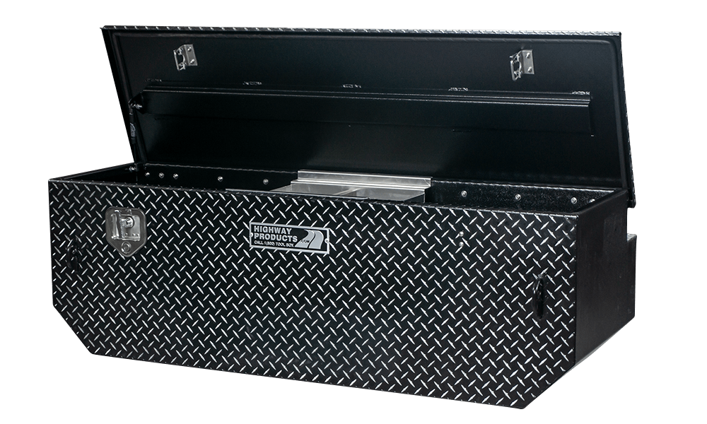 60 X 19.5 X 21 5TH WHEEL TOOL BOX WITH LEOPARD LID, LEOPARD BASE