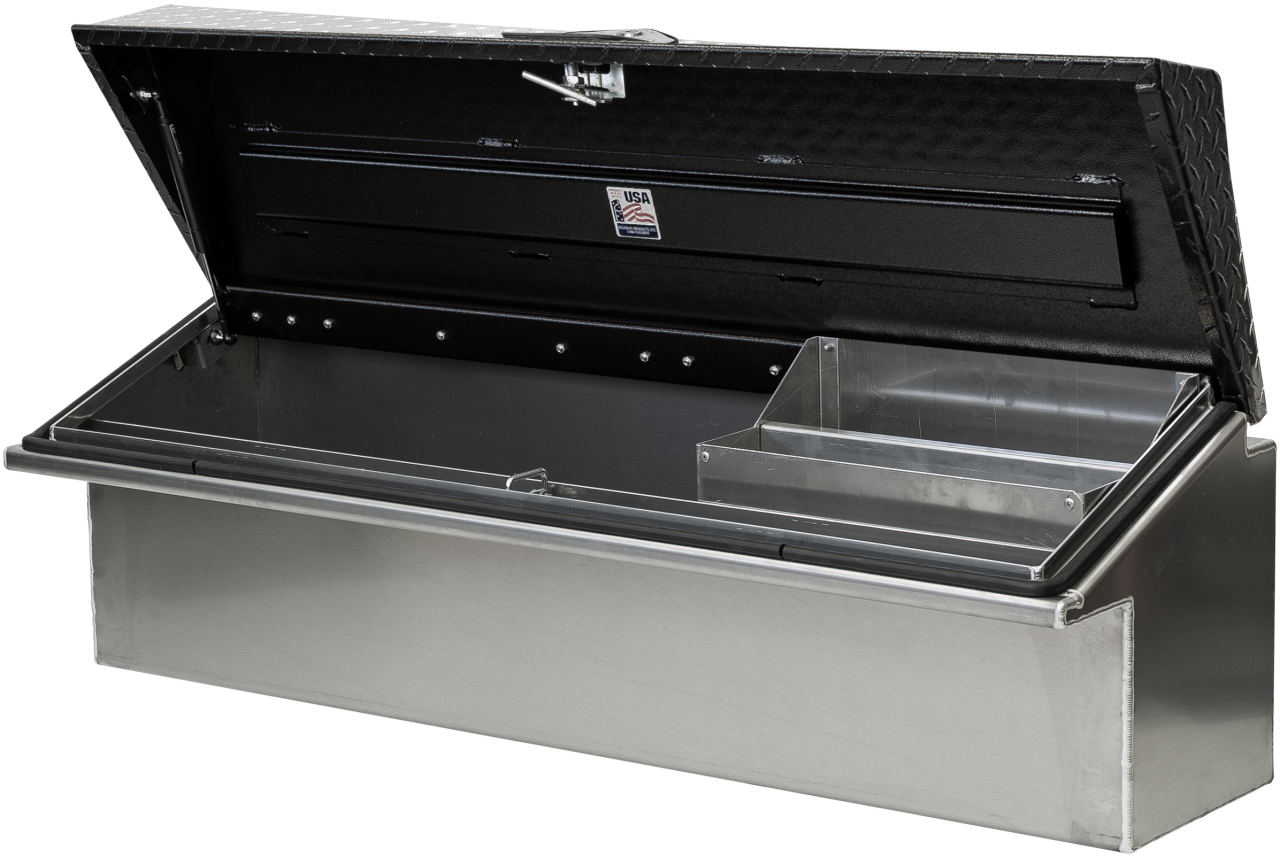 90 X 16 X 16 PASSENGER SIDE LOW SIDE TOOL BOX WITH SMOOTH ALUMINUM BASE