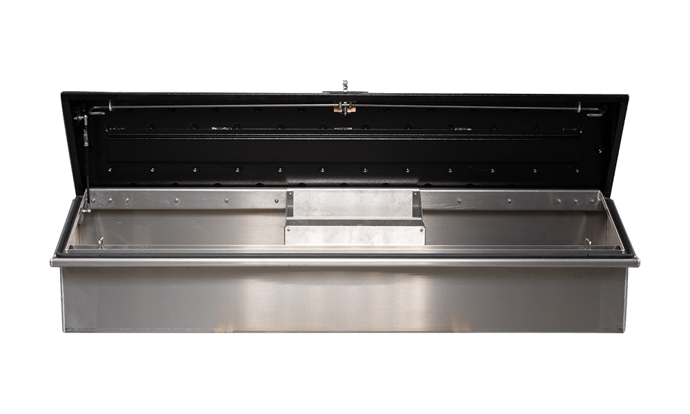 90 X 16 X 16 DRIVER SIDE LOW SIDE TOOL BOX WITH SMOOTH ALUMINUM BASE (3712-009)