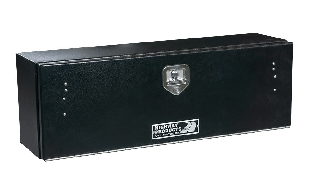 48 X 16 X 13 HIGH SIDE TOOL BOX WITH SMOOTH BLACK DOOR, SMOOTH BLACK BASE