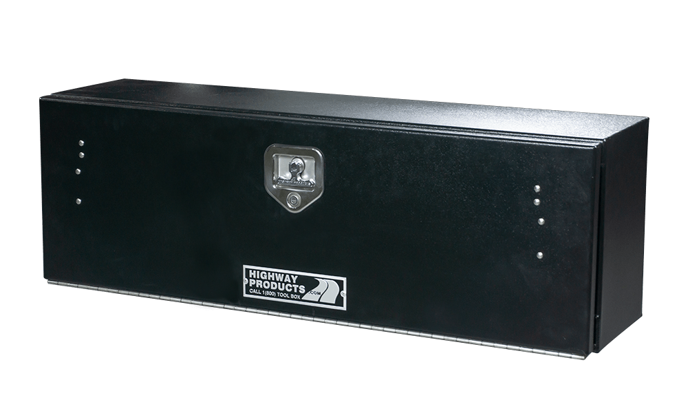48 X 16 X 13 HIGH SIDE TOOL BOX WITH SMOOTH BLACK DOOR, SMOOTH BLACK BASE