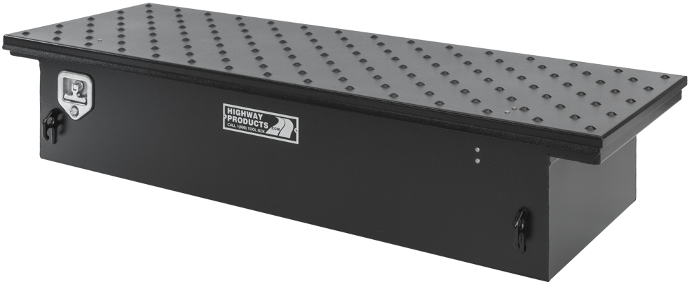 70 X 13.5 X 20 LOW PROFILE TOOL BOX WITH SMOOTH BLACK BASE, GLADIATOR LID — primary image