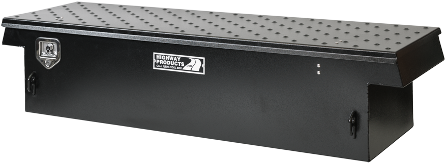 70 X 16 X 27 SINGLE LID TOOL BOX WITH SMOOTH BLACK BASE, GLADIATOR LID — primary image