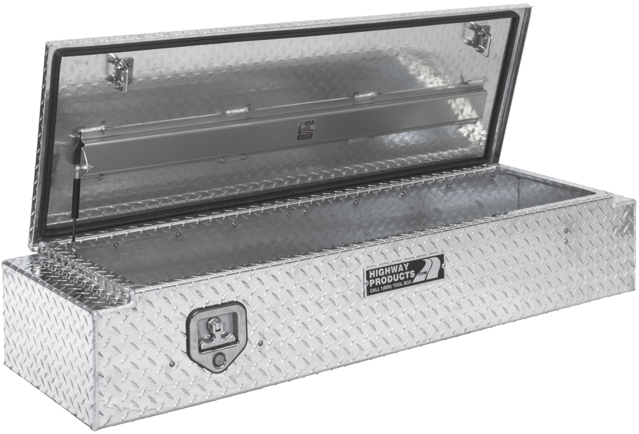 58 X 10.5 X 18 5TH WHEEL PARTNER BOX WITH DIAMOND PLATE BASE, DIAMOND PLATE LID