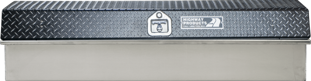 48 X 16 X 16 LOW SIDE TOOL BOX WITH SMOOTH ALUMINUM BASE, LEOPARD LID