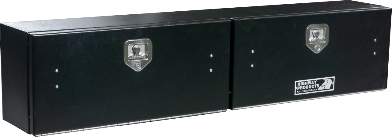 65 X 16 X 13 HIGH SIDE TOOL BOX WITH SMOOTH BLACK DOOR, SMOOTH BLACK BASE