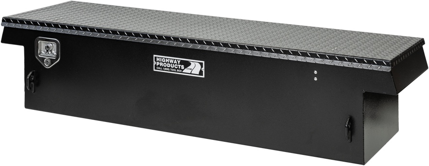 70 X 16 X 20 SINGLE LID TOOL BOX WITH SMOOTH BLACK BASE, LEOPARD LID — primary image