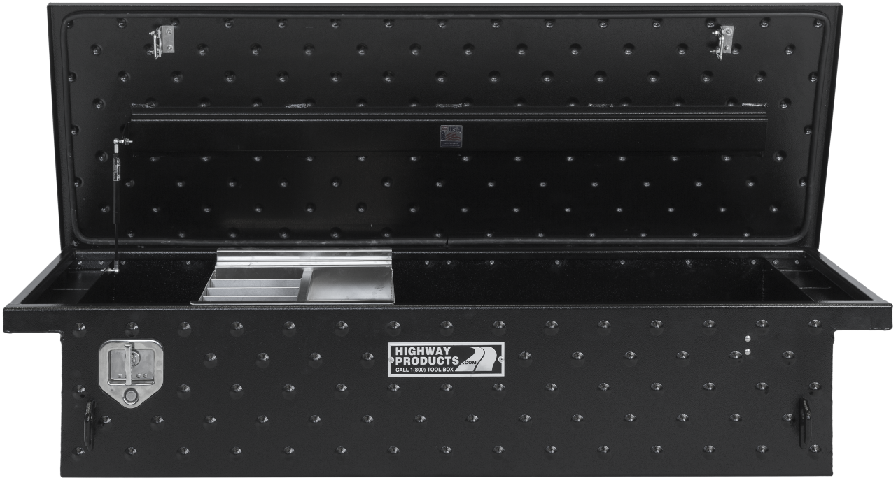 70 X 13.5 X 23 LOW PROFILE TOOL BOX WITH GLADIATOR BASE, GLADIATOR LID