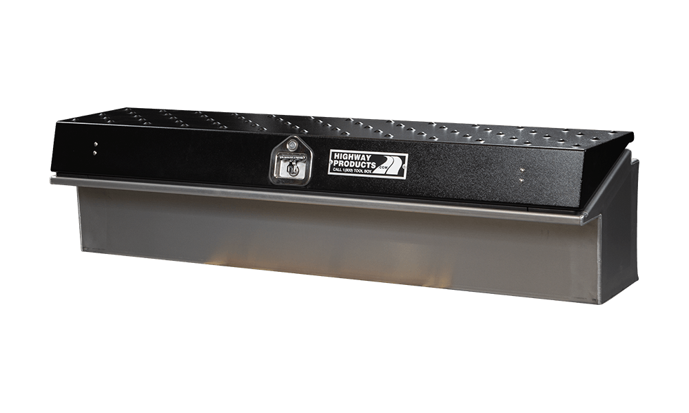 48 X 16 X 16 LOW SIDE TOOL BOX WITH SMOOTH ALUMINUM BASE, GLADIATOR LID — primary image