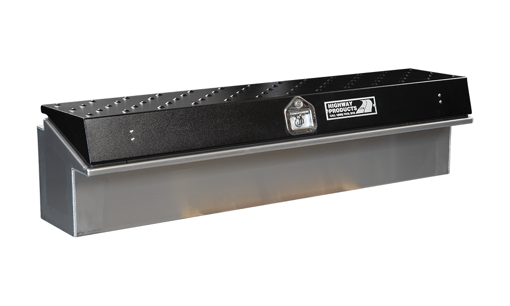 48 X 16 X 16 LOW SIDE TOOL BOX WITH SMOOTH ALUMINUM BASE, GLADIATOR LID