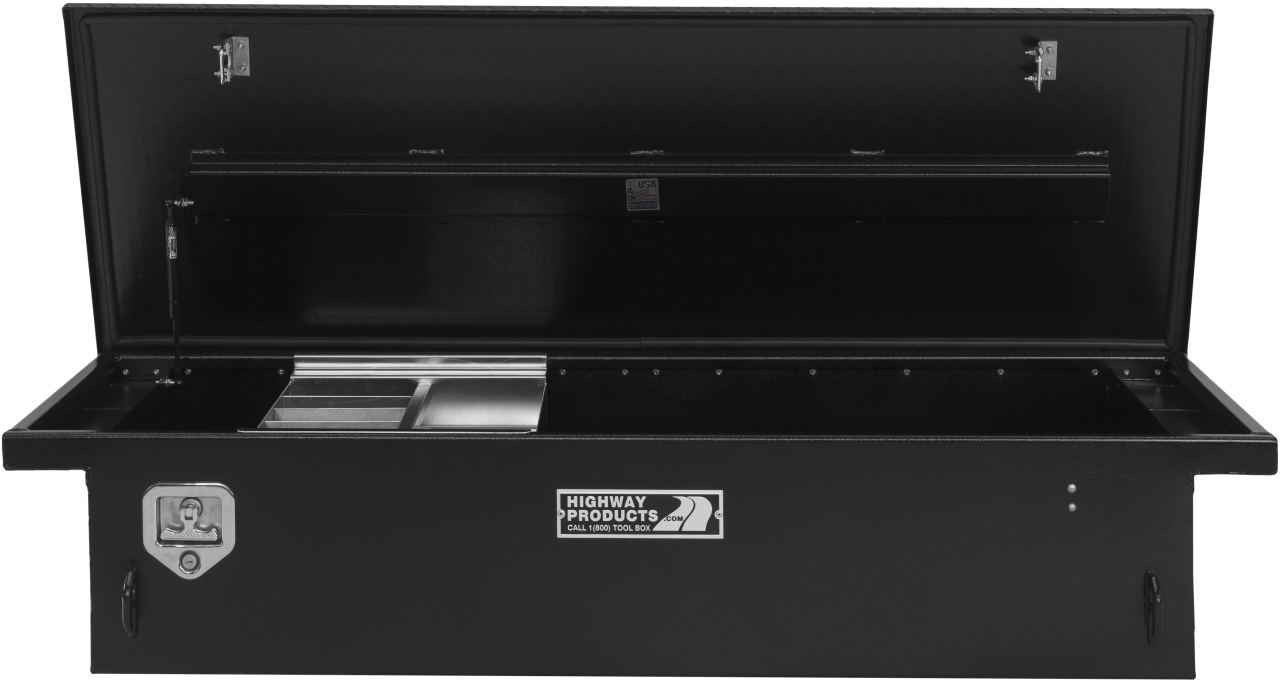 70 X 13.5 X 23 LOW PROFILE TOOL BOX WITH PLATE BASE, PLATE LID