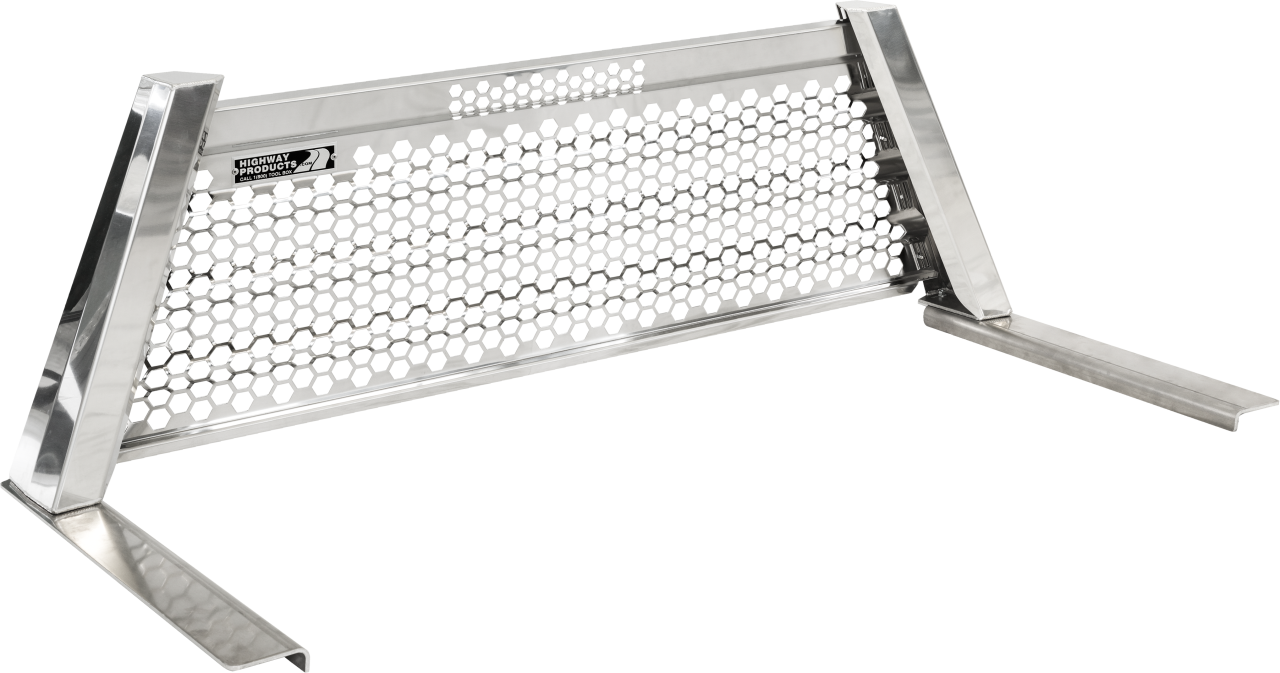 HONEYCOMB FULL WAVE, POLISHED ALUMINUM UPRIGHT, POLISHED ALUMINUM CENTER, SIZE 7
