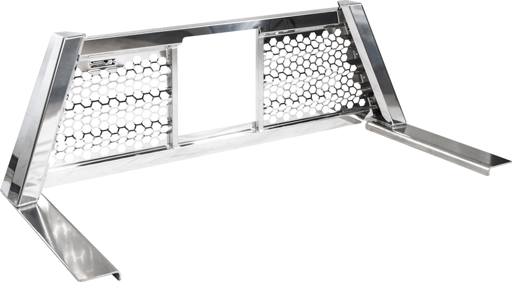 HONEYCOMB OPEN WAVE, POLISHED ALUMINUM UPRIGHT, SMOOTH ALUMINUM CENTER, SIZE 2 — primary image