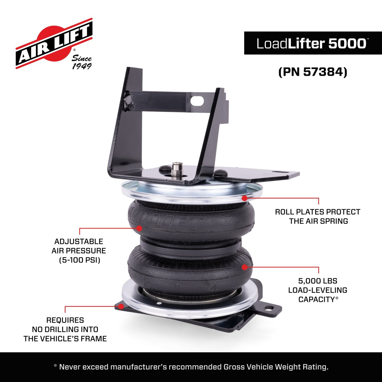 LoadLifter 5000 air spring kit (57384)