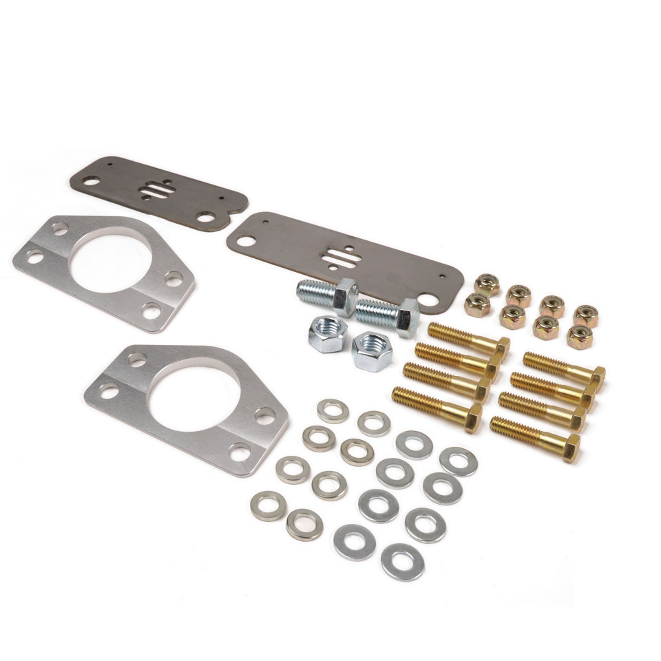4 hole upper ball joint wedge plate and Shelby drop for 1964-1970 Mustang. — primary image