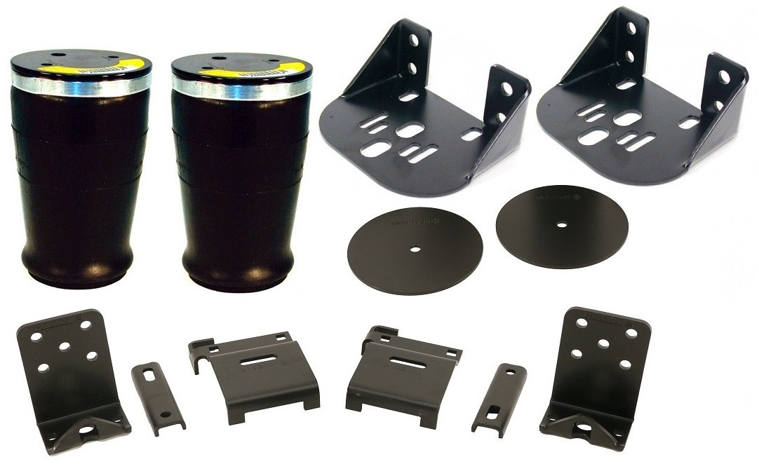 Air Over Leaf, 3000 lb. for 2"-2.5" wide leaf spring and side frame mount. — primary image