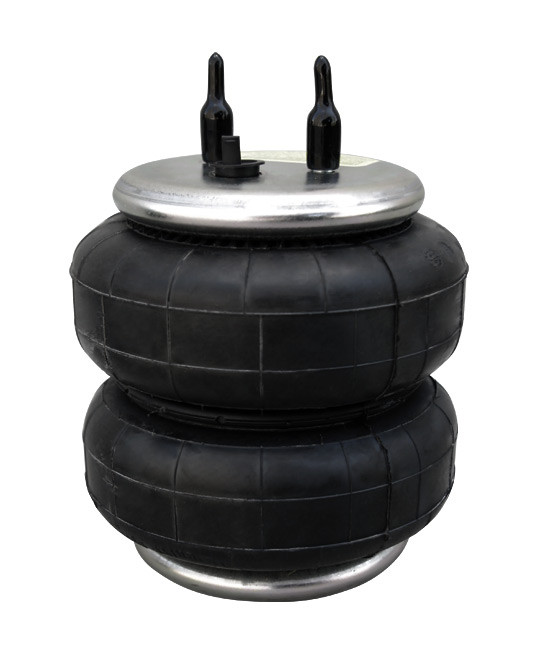 Firestone 6781 double convoluted air spring, 6.5" diameter with 1/4" npt port. — primary image