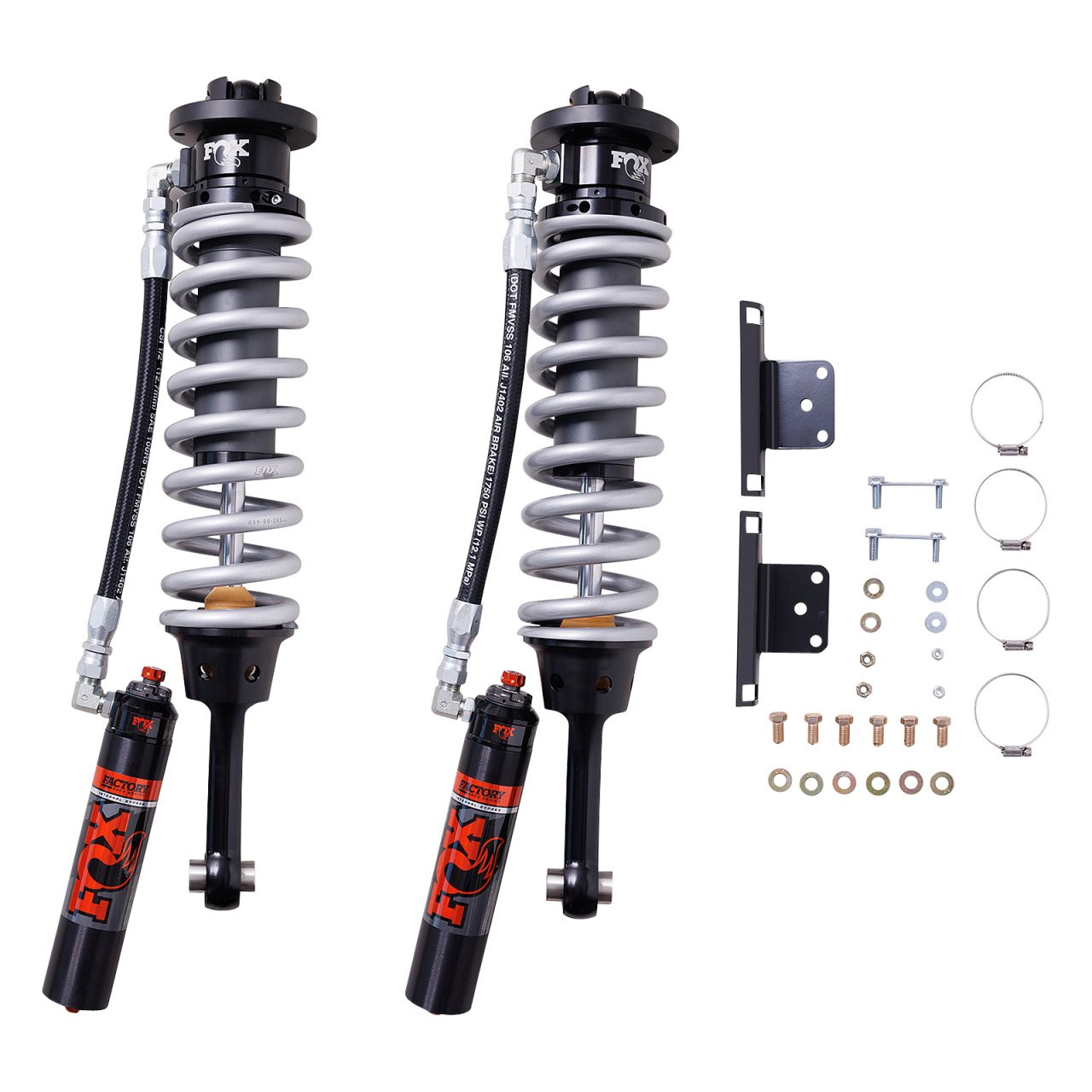 FACTORY RACE 3.0 INTERNAL BYPASS COIL-OVER RESERVOIR SHOCK (PAIR) - ADJUSTABLE (883-06-232) — front view