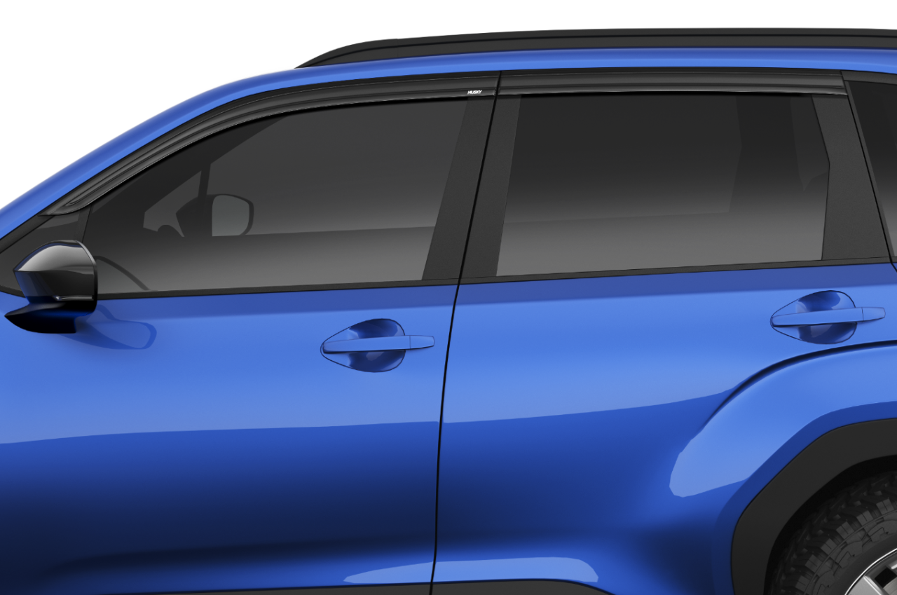 Low Profile Ventvisor Deflector; Smoke; Outside Mount; 4 pc. (2854127) — application image