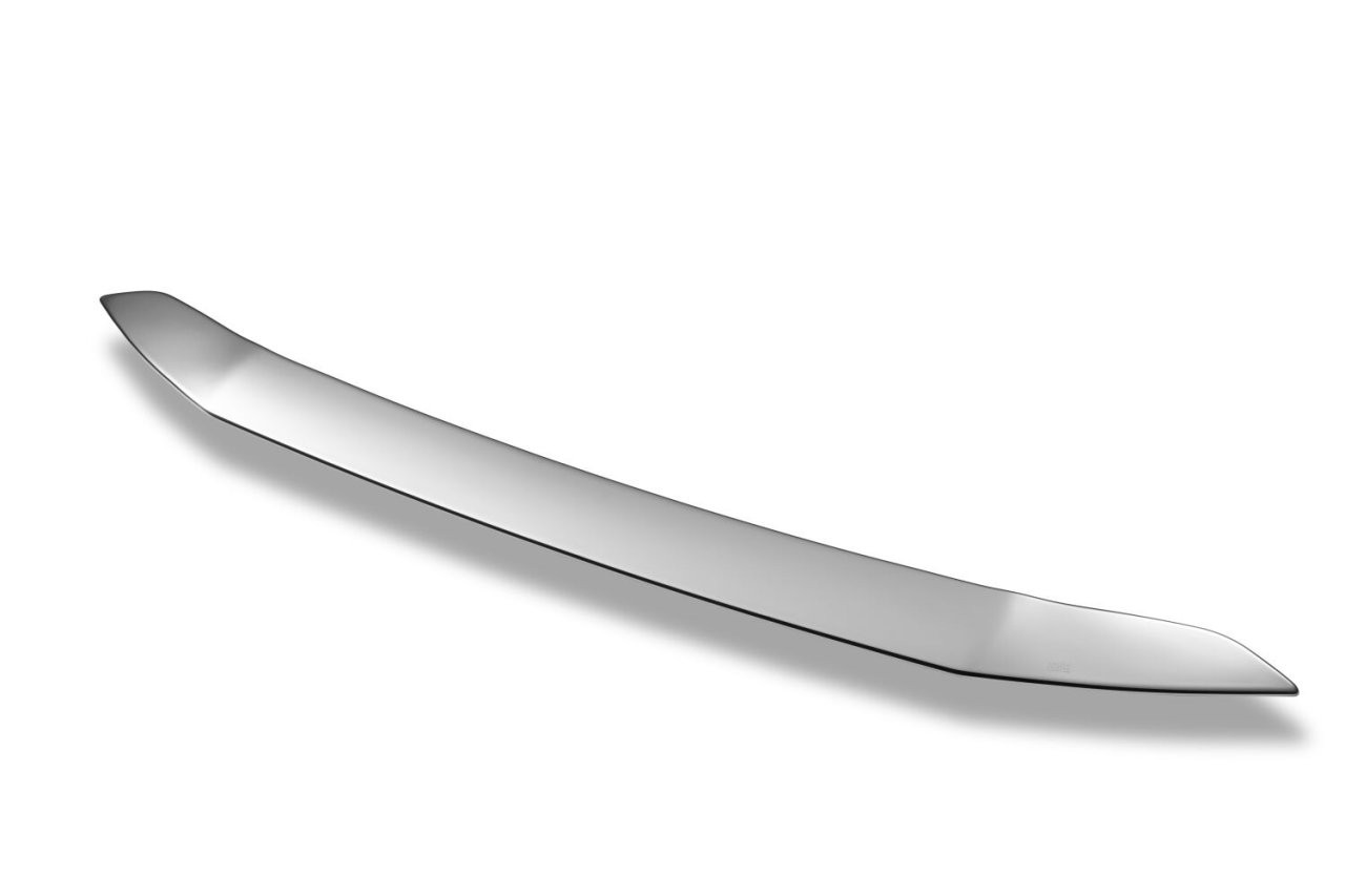 Aeroskin Hood Protector; Chrome (2892236) — angled view