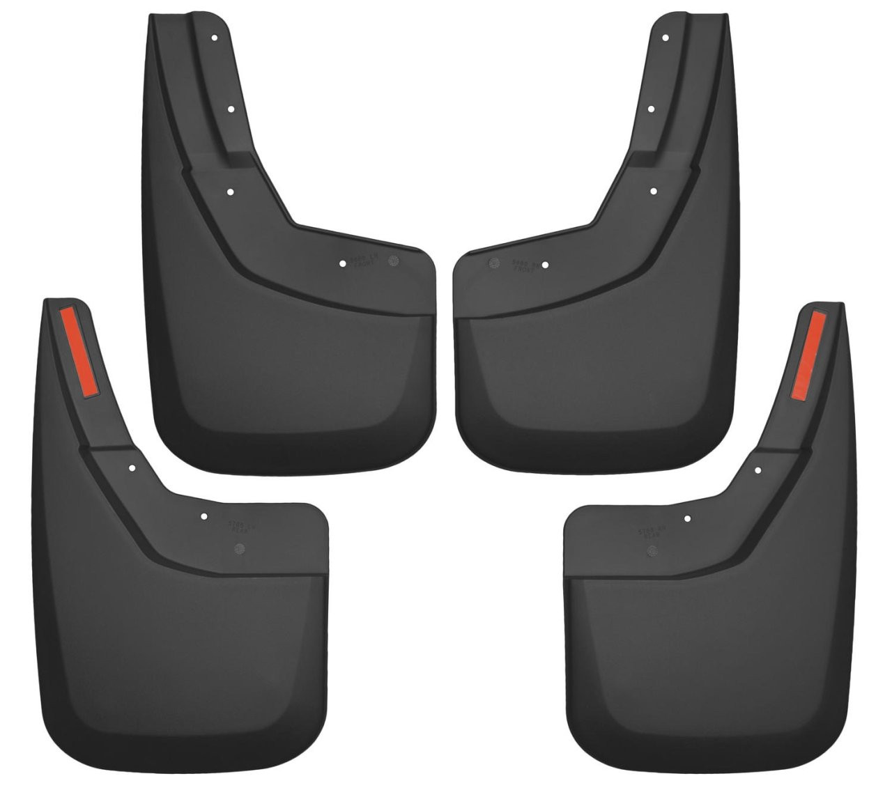 Custom Mud Guards - Front and Rear Mud Guard Set (56886) — primary image